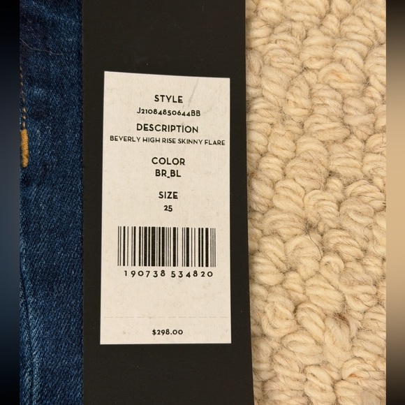 Veronica Beard Beverly skinny flare high-rise NWT - Picture 4 of 8